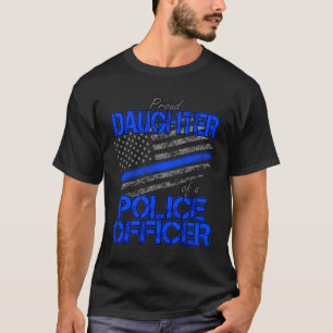 Camiseta Filha Orgulhosa Do Policial Polícia H