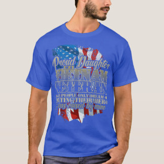 Camiseta Filha Orgulhosa Vietnã Criada pelo meu Herói