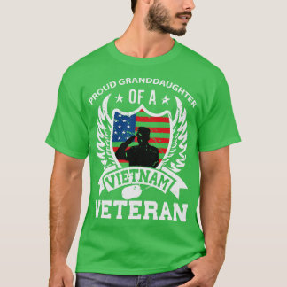Camiseta Filha Orgulhosa Vietnã Veterana
