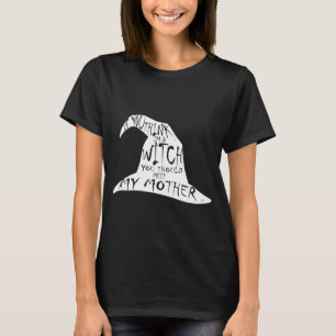 Camiseta Filha Para Mãe Salem Bruxa Básica Gótica C