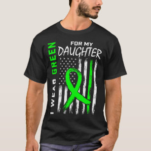 Camiseta Filha Verde Paralisia Cerebral Doença Renal Consci
