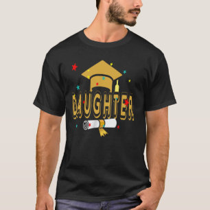Camiseta Filha Veterana 2025 Filha Orgulhosa De Um Graduado