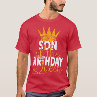 Camiseta Filho Da Festa De Aniversário Da Rainha Mães