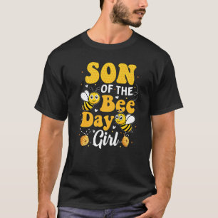 Camiseta Filho Da Garota Do Dia Da Abelha Bebe Crianças De