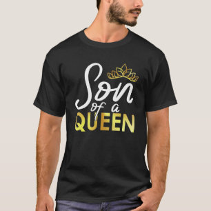 Camiseta Filho Da Rainha Irmão Mãe Mãe Mãe Avó Grande