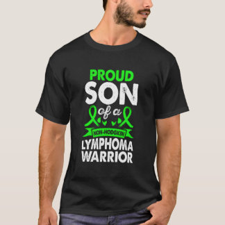 Camiseta Filho de Guerreiro Contra o Linfoma Não Hodgkin Co