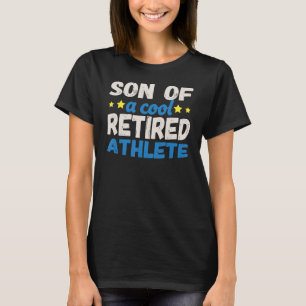 Camiseta Filho de um atleta Legal aposentado