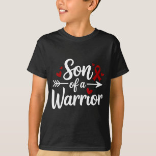 Camiseta Filho de um guerreiro conscientização do câncer de