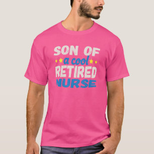 Camiseta Filho De Uma Enfermeira Legal Aposentada