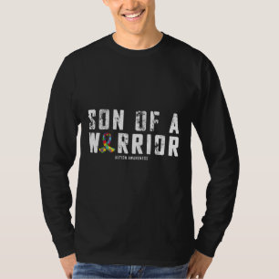 Camiseta Filho De Uma Família Vintage De Consciência Do Aut