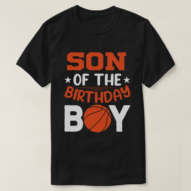 Camiseta FILHO Do Bebê De Aniversário (Frente do Design)