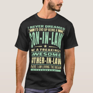 Camiseta Filho Em Lei De Uma Mãe Incrível Na Família Da Lei
