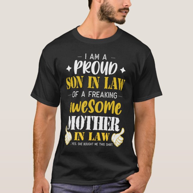 Camiseta Filho Engraçado Com Presente De Lei (Frente)