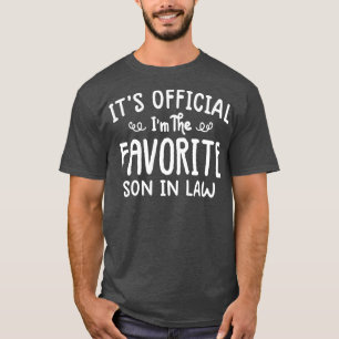 Camiseta filho engraçado em direito favorito de presentes