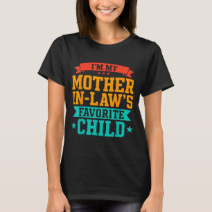 Camiseta Filho Favorito da Sogra Cômico Pai Homens