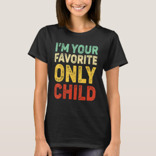Camiseta Filho Favorito Retro Vintage Filho Único Favorito