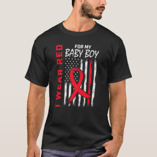 Camiseta Filho Filho Filho Doença Cardíaca Sensibilização d