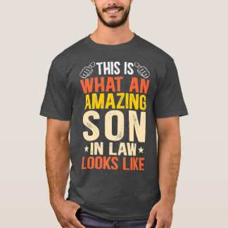 Camiseta Filho Incrível Na Lei, Família Engraçada Marido In