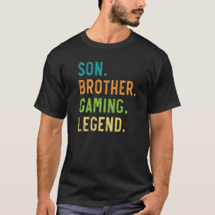 Camiseta Filho Irmão Gaming Legend Melhor Irmão