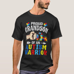 Camiseta Filho Orgulhoso De Um Autista Guerreiro Autista Au