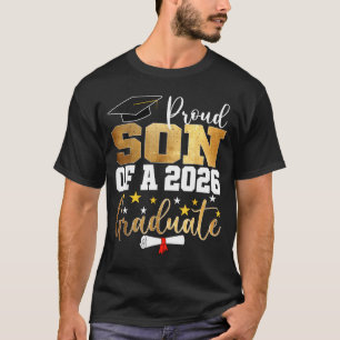 Camiseta Filho orgulhoso de um filho graduado em 2026 forma