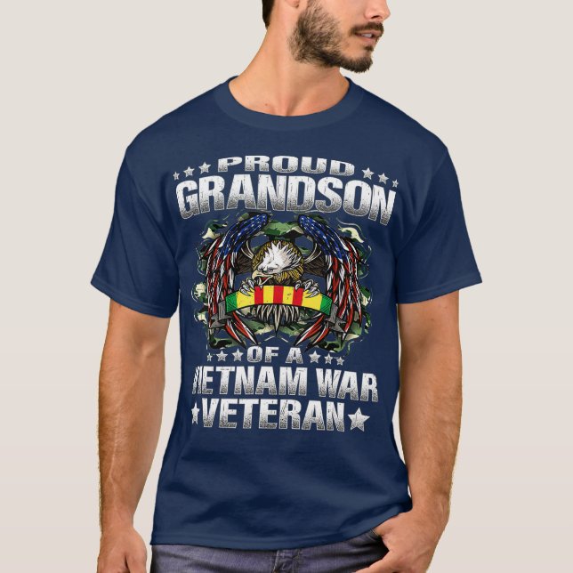 Camiseta Filho Orgulhoso De Um Militar Vietnã (Frente)