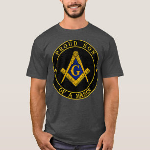 Camiseta Filho orgulhoso do símbolo Mason Freemason Lewis