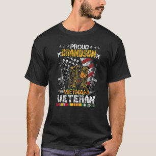 Camiseta Filho Orgulhoso Do Veterano Vietnã Norte-Americano