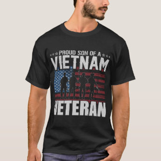Camiseta Filho orgulhoso Exército americano Vietnã Veterano