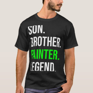 Camiseta Filho Pintor Pintor Legenda Engraçado Artista de P