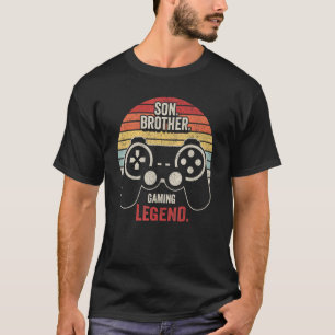 Camiseta Filho Retro, Irmão Gaming Legend Nascimento dos Jo