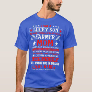 Camiseta Filho Sortudo Porque Sou Criado Por Um Agricultor