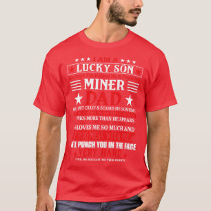 Camiseta Filho Sortudo Porque Sou Criado Por Um Menor Da.