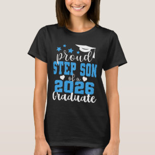 Camiseta Filho Super Orgulhoso de 2026 Graduado Formatura F