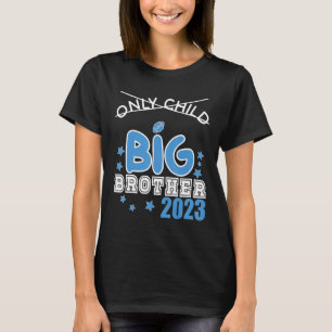 Camiseta Filho Único Expira 2023 PARA SER Um Grande Irmão A