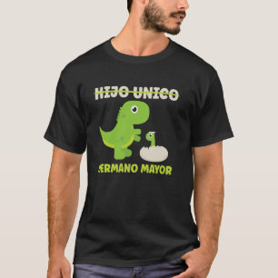 Camiseta Filho Único Irmão Mais Velho Promovido A Irmão Mai