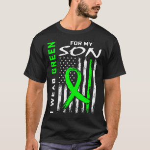 Camiseta Filho Verde Cerebral Paralelo Sensibilização para 