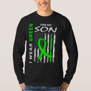 Camiseta Filho Verde Cerebral Paralelo Sensibilização para