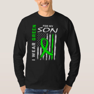 Camiseta Filho Verde Cerebral Paralelo Sensibilização para