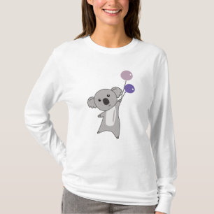 Camiseta Filhos De Animais Cujos Bovinos Roxos De Koala