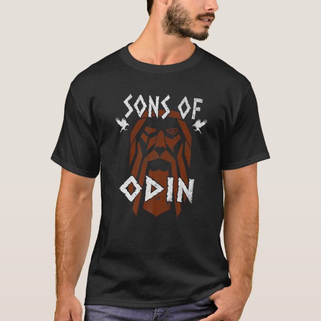 Camiseta Filhos de Odin Vikings Valhalla Viking (Frente)