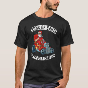 Camiseta Filhos de Papais noeis Feliz Véspera de Natal Rock