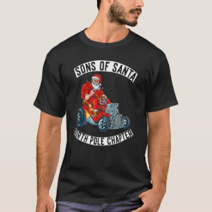 Camiseta Filhos de Papais noeis Feliz Véspera de Natal Rock