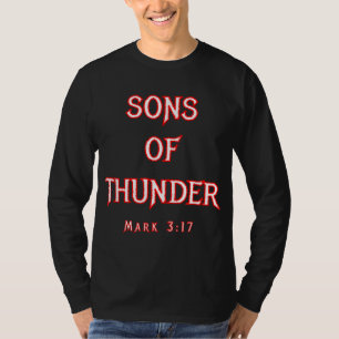 Camiseta Filhos de Thunder Zebedee James e John Mark 317 Bi