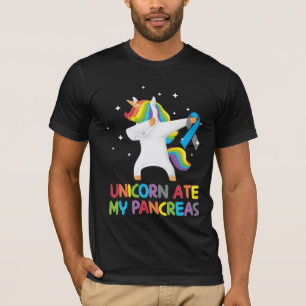 Camiseta Filhos Diabéticos do Unicórnio Pâncreas
