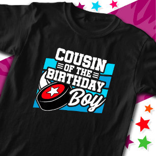 Camiseta Filhos Divertidos, Primo do Festa de Hockey do Ani