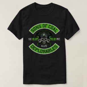 CAMISETA FILHOS DO CARVÃO DEPLORÁVEIS