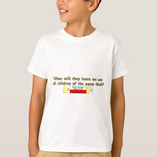 Camiseta Filhos do Mesmo Deus 1 (Frente)