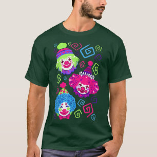 Camiseta Filhos do Tema de Aniversário do Palhaço do Circo