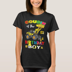 Camiseta Filhos Primo Do Aniversário De Construção De Menin